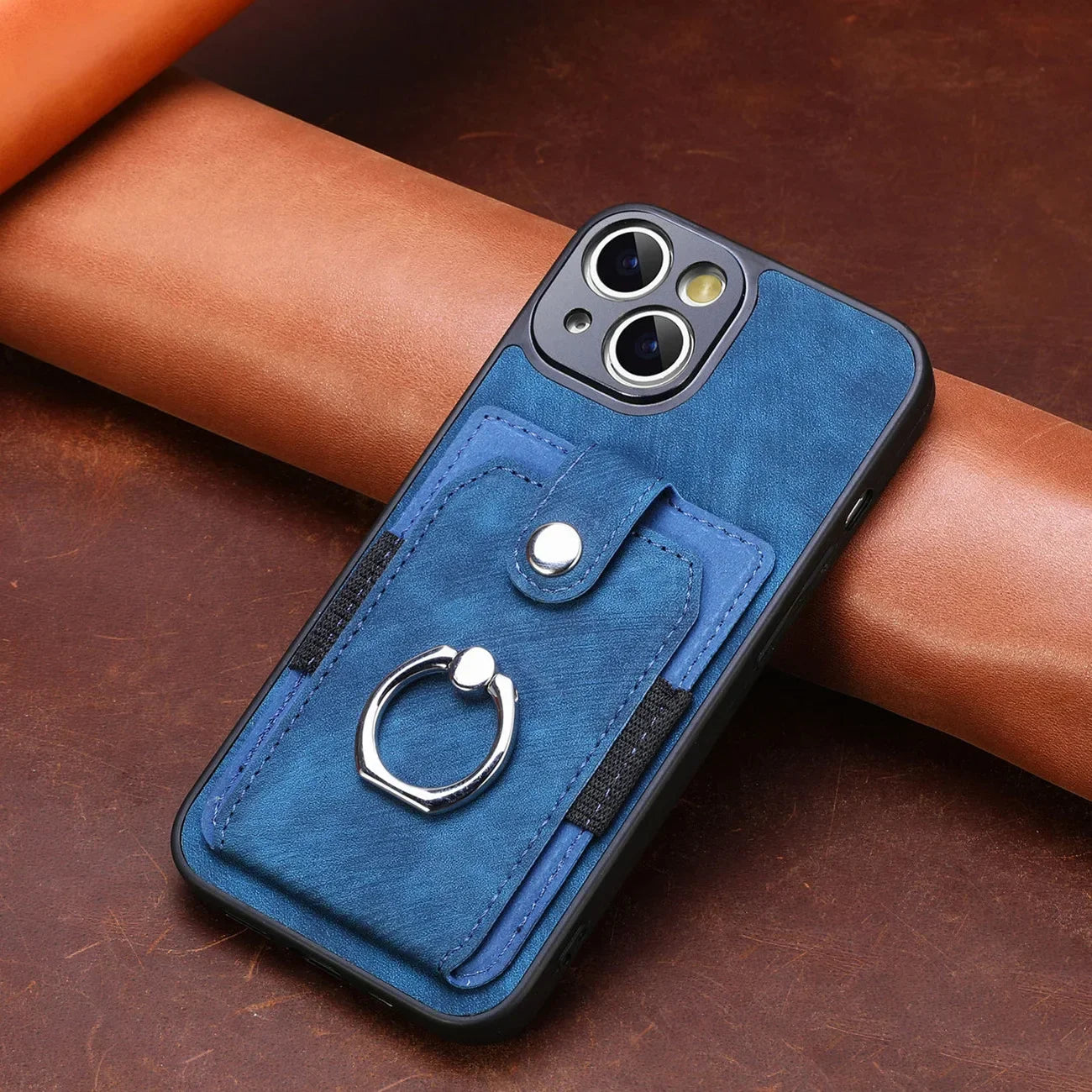 Wallet Card Slot Leather Phone Case For iPhone 16 15 14 13 Pro Max