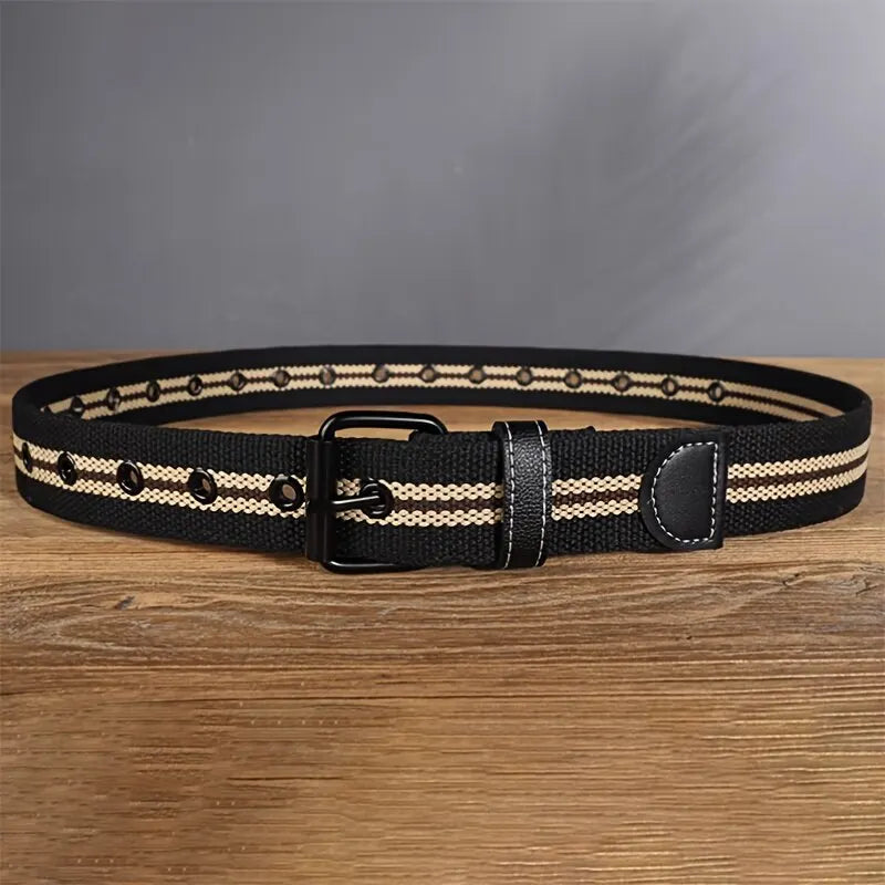 Mens Canvas Belt Casual Retro Women's Belt Outdoor Sports Belt