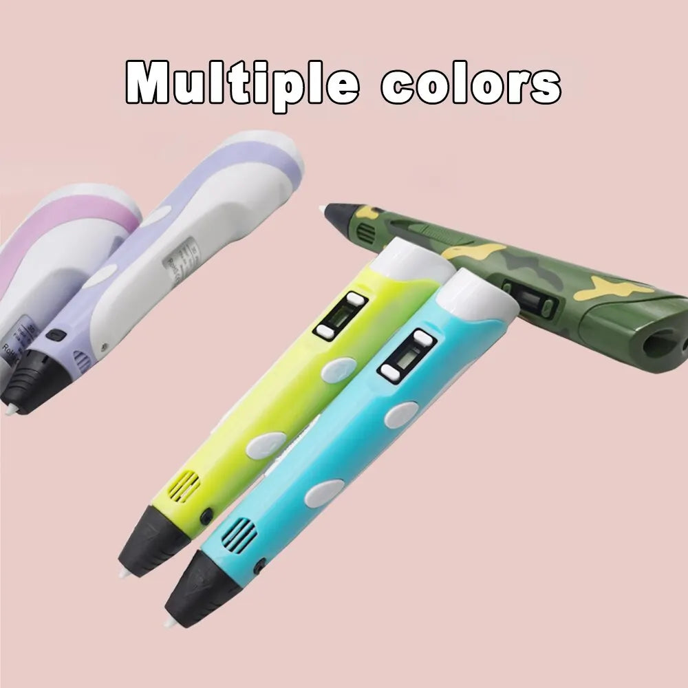 3D Printing Pen DIY Three dimensional Painting Children Toys Fun Camouflage