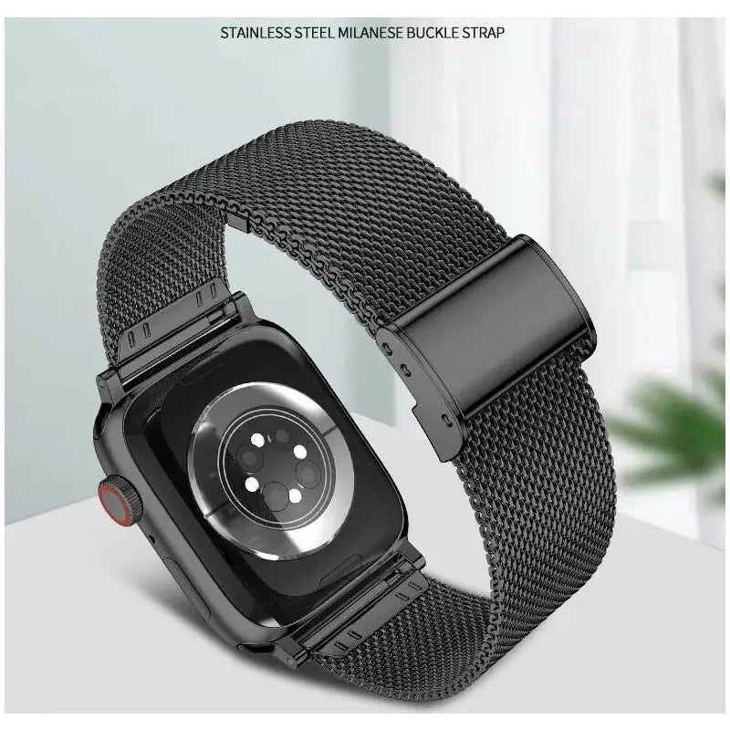 Milanese Loop Strap For Apple Watch Stainless Steel Bracelet