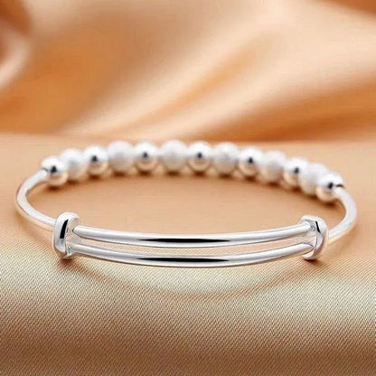 Charms 925 Silver Color Luxury Beads Bracelet