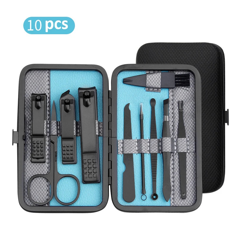 Manicure Set Professional Stainless Steel Pedicure Sets Nail Clipper