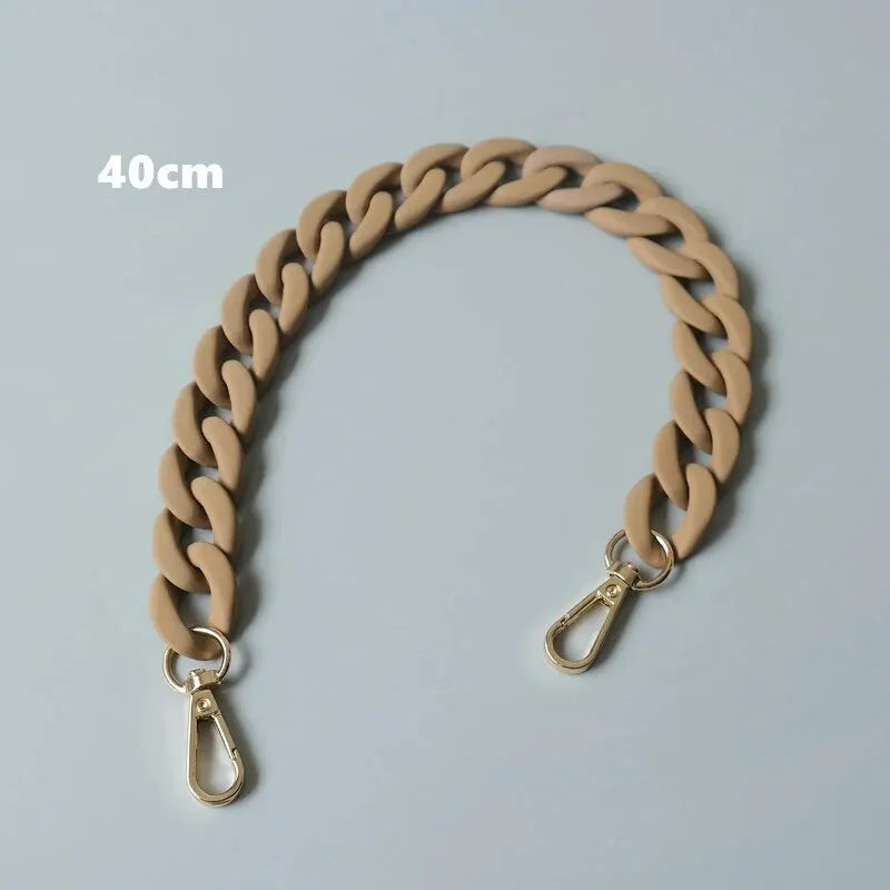 40cm Women Bag Strap Replacement Long Panel Wide Bag Chain