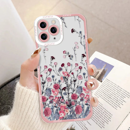 Daisy Flowers Phone Case For iPhone 16 15 14 Pro Max