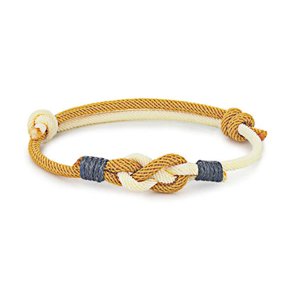 Lucky Men Women Sauvignon Blanc Knot Rope Lovers Couple Bracelet