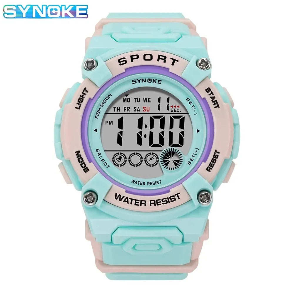 Student Digital Watch Waterproof Sports Children Kids Watch