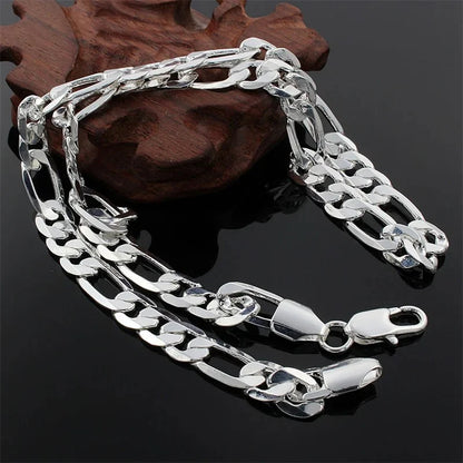 Mens 925 Sterling Silver Chain Necklace for Man Women