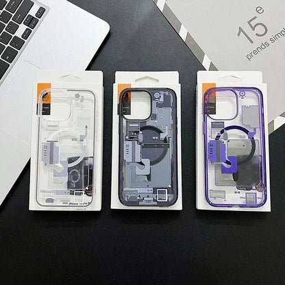 Magnetic Wireless Charging Phone Case For IPhone 15 14 13 12