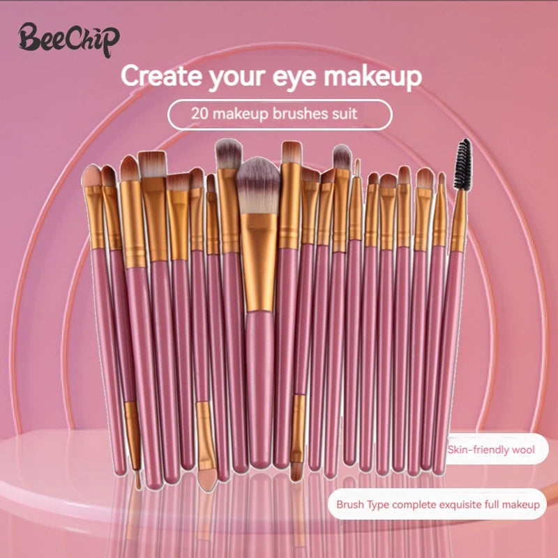 20pcs Makeup Brush Set Eye Shadow Brush Set