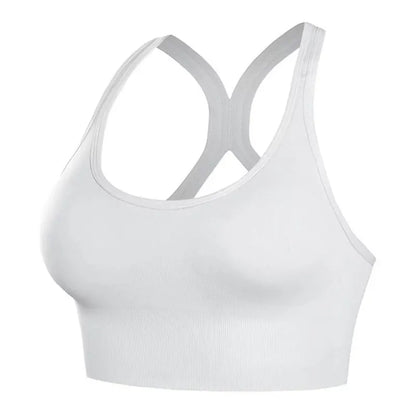 Sexy Sports Bras Racerback Yoga Bra Tank Top Women Fitness Gym Shockproof