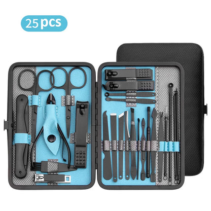 Manicure Set Professional Stainless Steel Pedicure Sets Nail Clipper