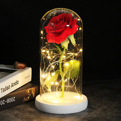 Galaxy Rose Artificial Flowers Beauty and the Beast Rose