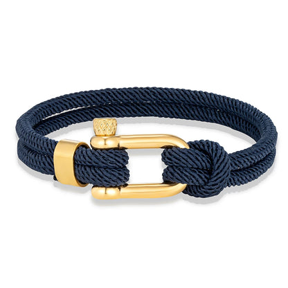 Double Strand Nautical Rope Bracelets for Men Women Handmade