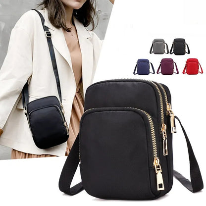 Womens Bag Waterproof Shoulder Crossbody Zipper