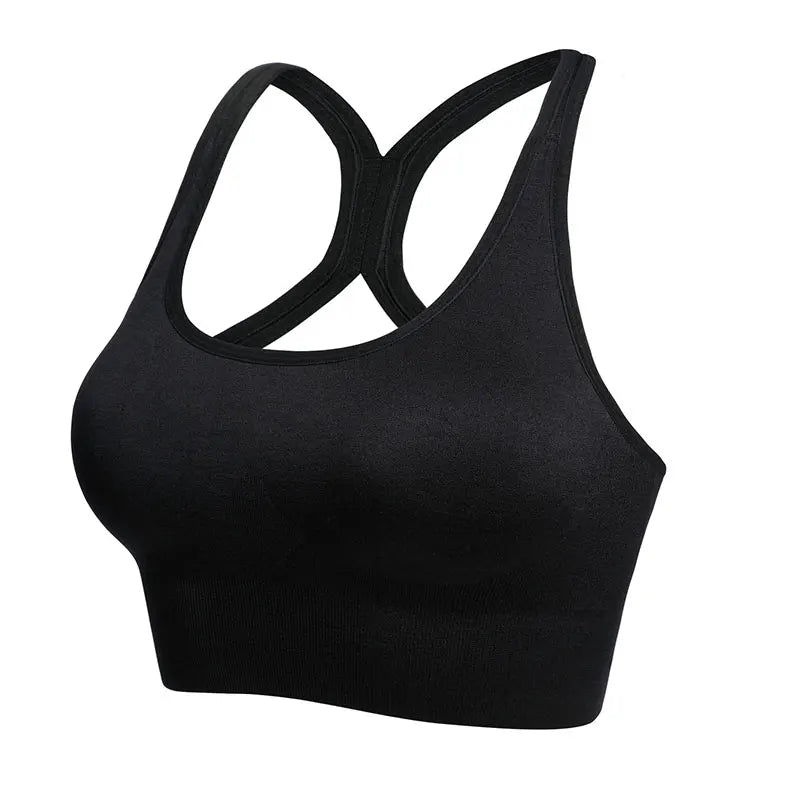 Sexy Sports Bras Racerback Yoga Bra Tank Top Women Fitness Gym Shockproof