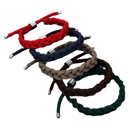 Creative Design Shoelace Bracelet Adjustable Survival Bracelets Handmade