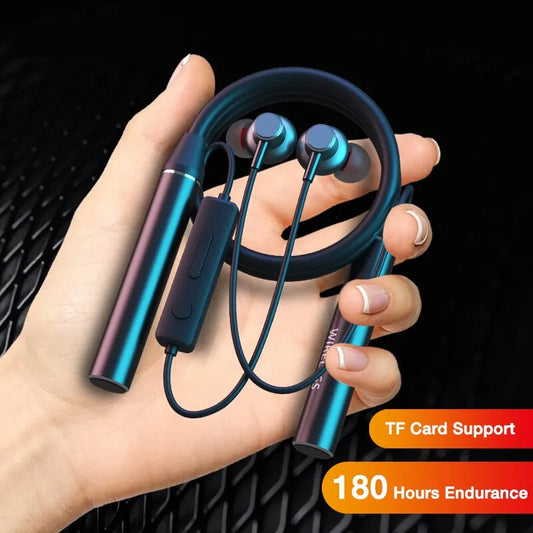 Wireless Headphones 180 Hour Endurance Bluetooth Bass Headset