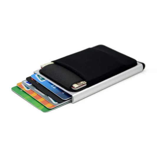 Slim Aluminum ID Credit Card Holder Mini RFID Wallet