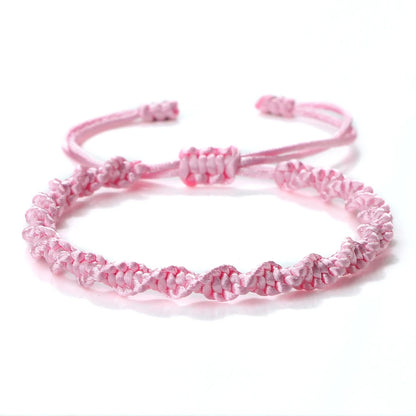 Multicolor Rope Lucky knots Womens Mens Bracelet