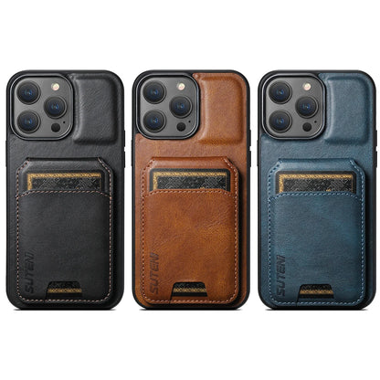 Card Holder Leather Magnetic Phone Case For iPhone 11 12 13 14 15