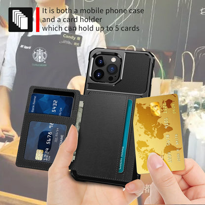 Magnetic Wallet Leather Phone Case for iPhone 16 15 14 13 12 Pro Max