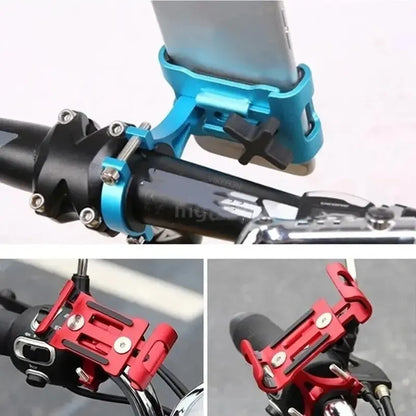 Metal Motorcycle Bike Phone Holder Aluminum Alloy Bracket