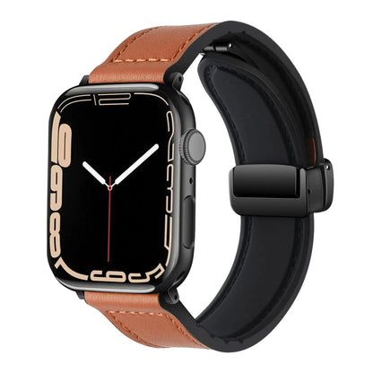 Strap for Apple watch band 45mm 44mm 40mm 42 41mm 49mm Leather