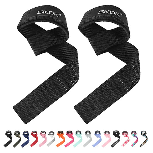 Weightlifting Straps Anti Slip Silicone Lifting Wrist Straps