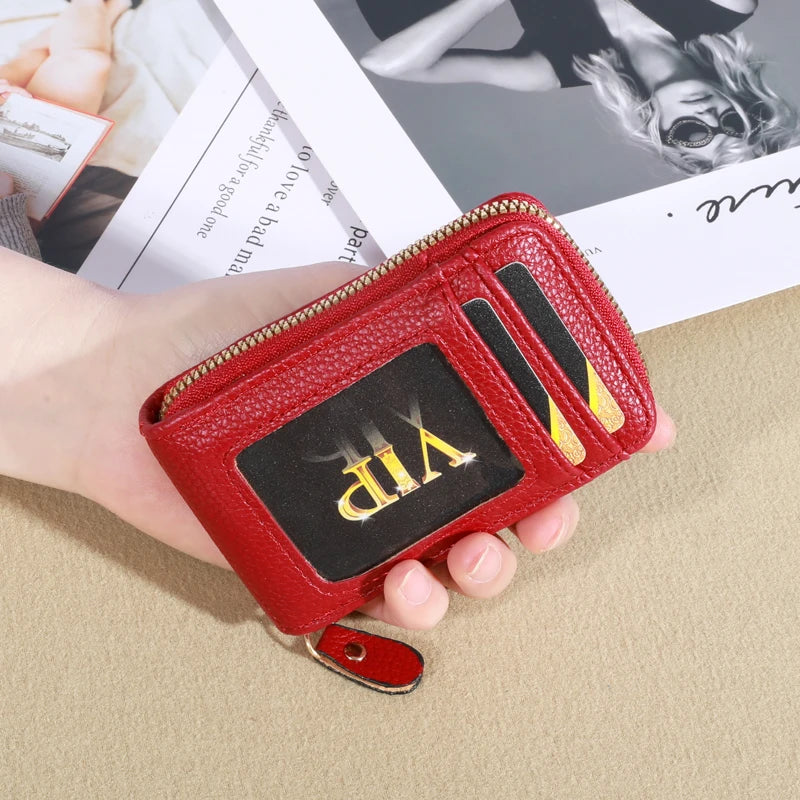 Womens Credit Card Holder Multi Card Case Wallet RFID Blocking