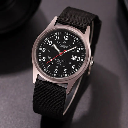 Fashion Mens Watch Luminous Hands Military Sports