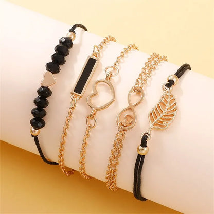 6pcs Set Womens Watches Butterfly Bracelet