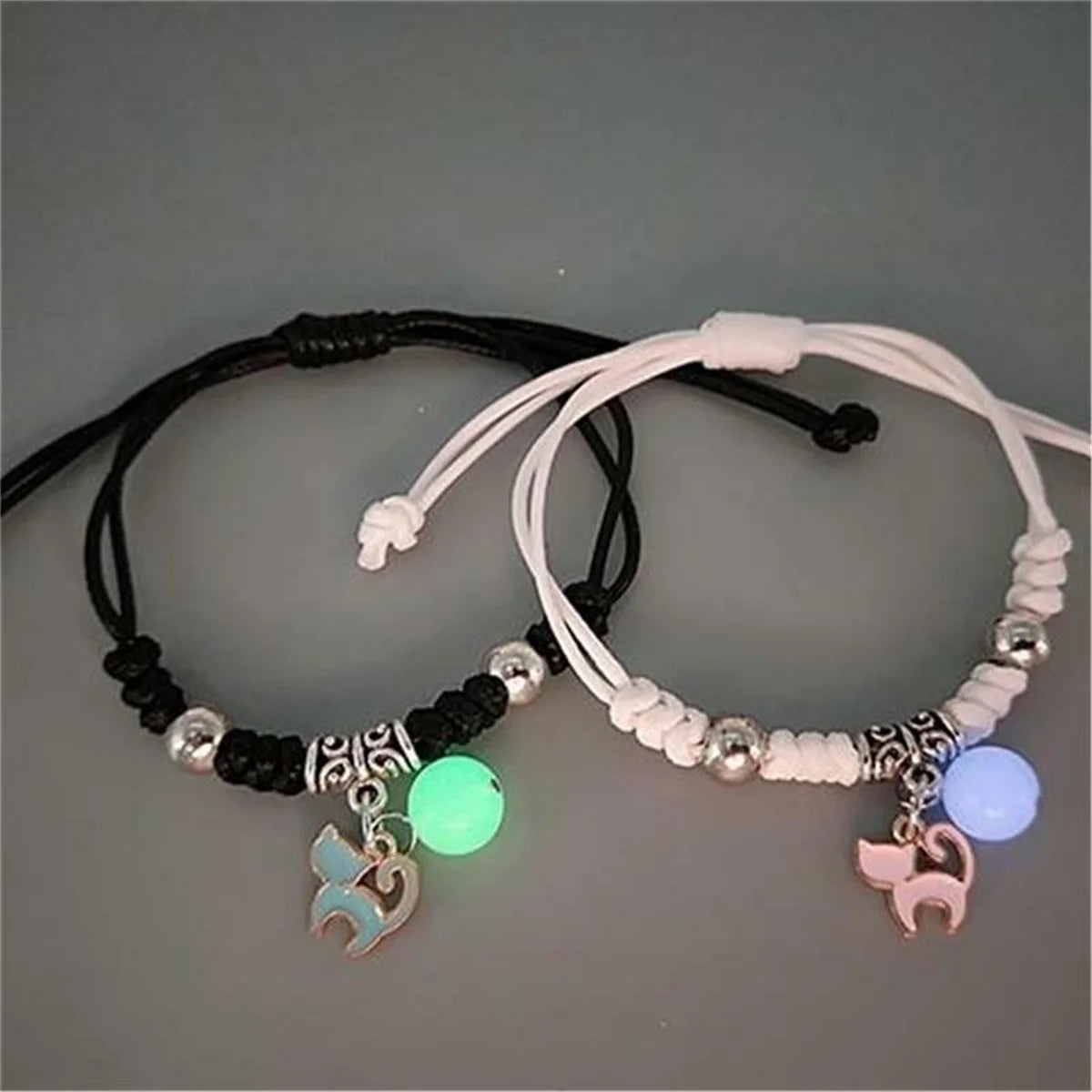 Luminous Beads Star Couple Bracelet For Women Men