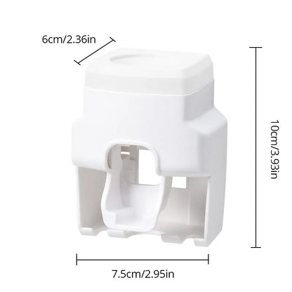 Automatic Toothpaste Dispenser Toothbrush Holder Squeezer