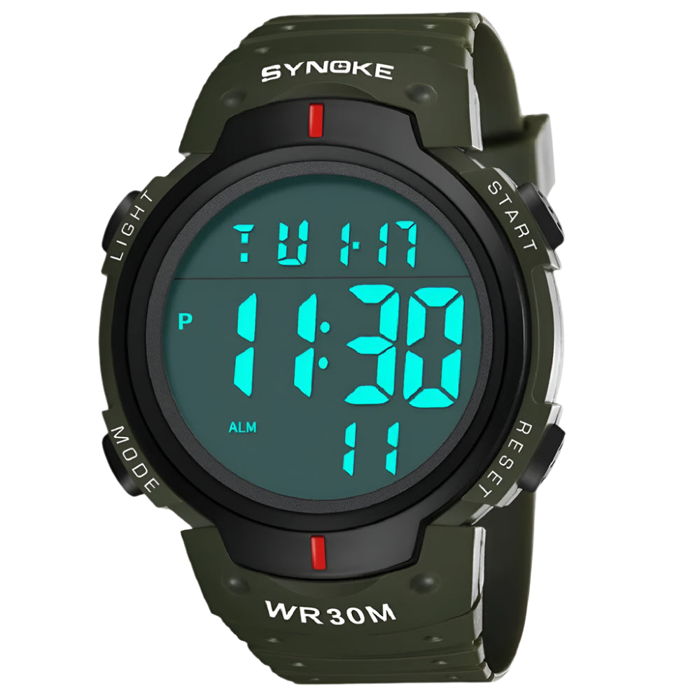 SYNOKE Mens Digital Watch 30M Waterproof MultiFunction