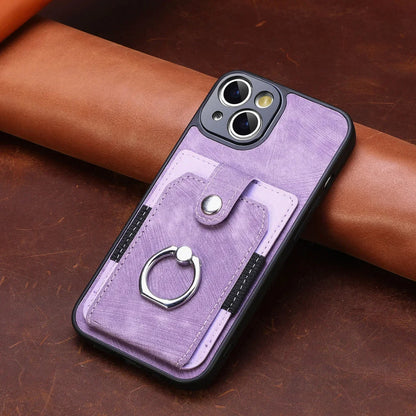 Wallet Card Slot Leather Phone Case For iPhone 16 15 14 13 Pro Max