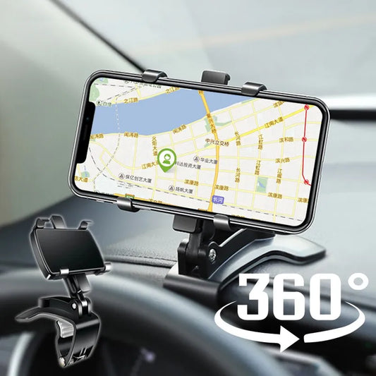 Dashboard Car Phone Holder 360 Degree Rotation Mount