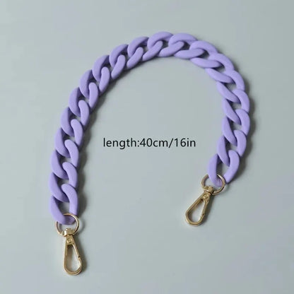 40cm Women Bag Strap Replacement Long Panel Wide Bag Chain