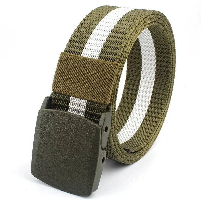 Mens Tactical Military Outdoor Combat Canvas Belt