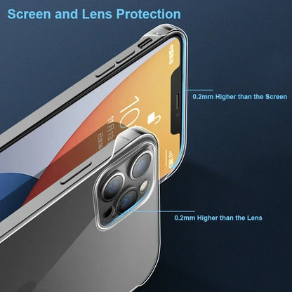 Slim Frameless Clear Phone Case For iPhone 16 15 14 13 12 11