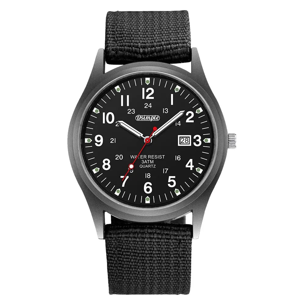 Fashion Mens Watch Luminous Hands Military Sports