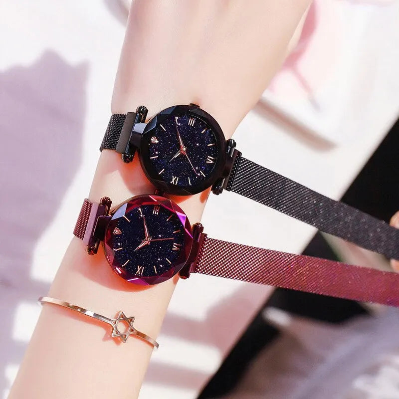 Womens Fashion Starry Sky Watch