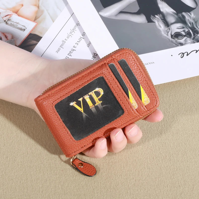 Womens Credit Card Holder Multi Card Case Wallet RFID Blocking