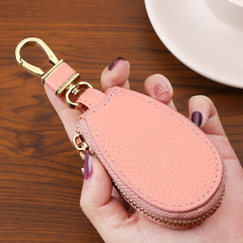 Car Key Wallets Unisex Zipper Door Keys Storage Mini Portable