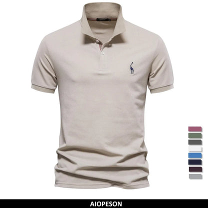 Mens Polo Shirts Cotton Polos Shirt Short Sleeve High Quantity