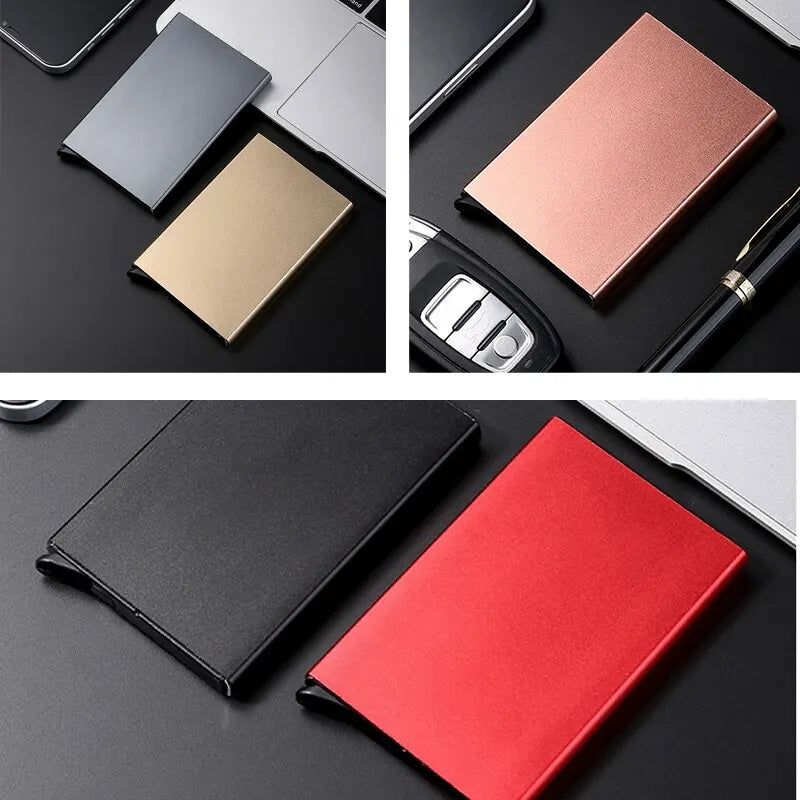 Slim Pop Up Wallet Credit Card Holder RFID