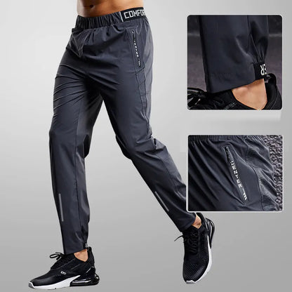 Quick Drying Sport Pants Men Running Training Joggings Trousers