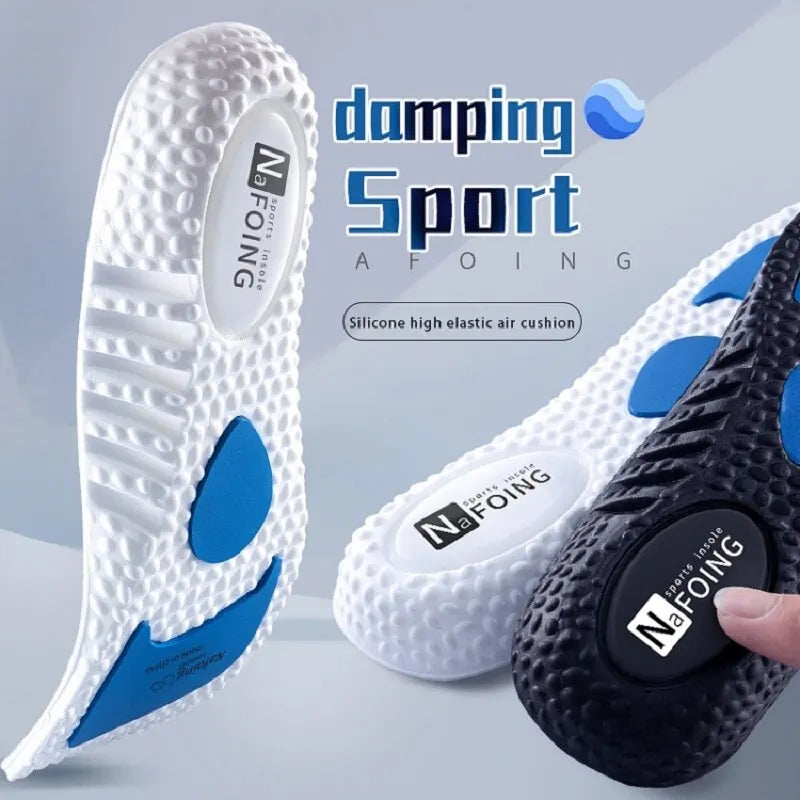 Sport Insoles for Shoes Sole Shock Absorption Breathable Cushion