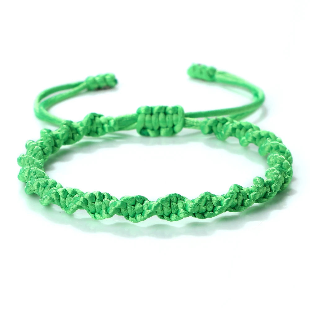 Multicolor Rope Lucky knots Womens Mens Bracelet