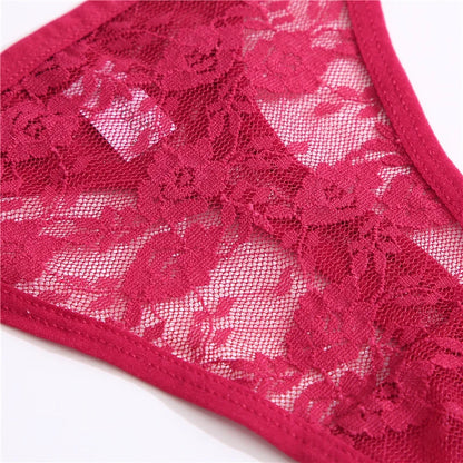 G String Lace Panties Sexy Thong Women Low Waist Underpants