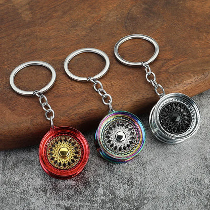 Creative Gear Head Keychain Speed Gearbox Keyring